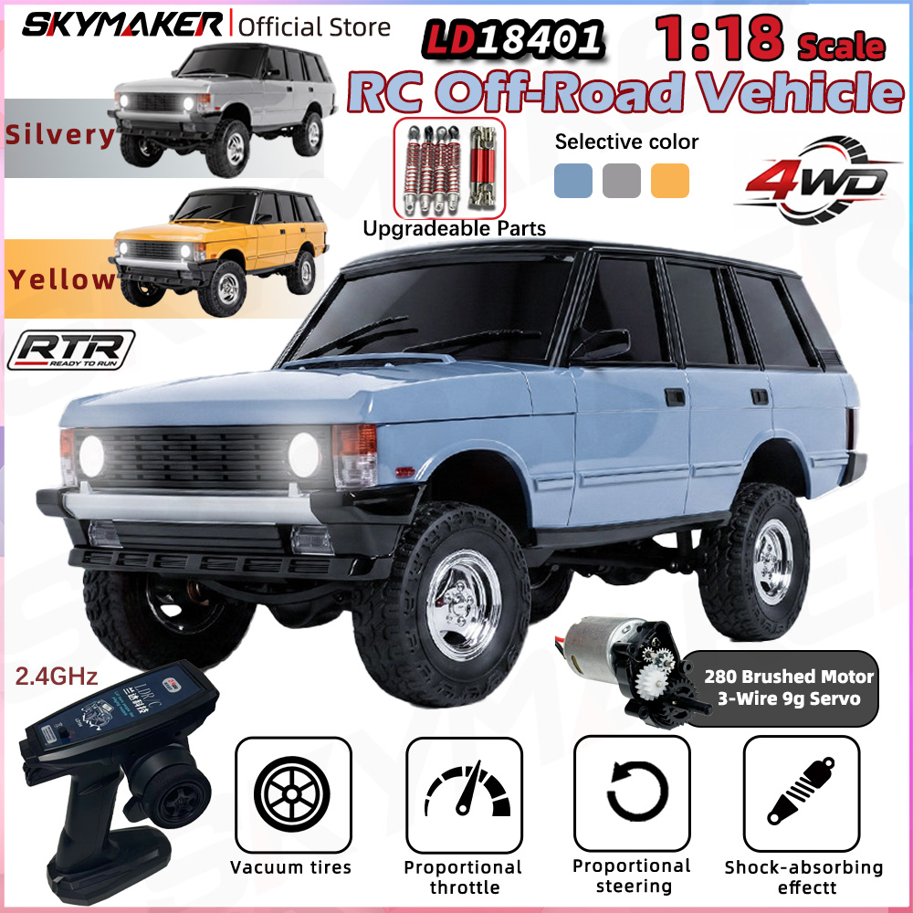 Rc Hobby Off Road - Voiture RC LDRC LD18401 1/18 4x4