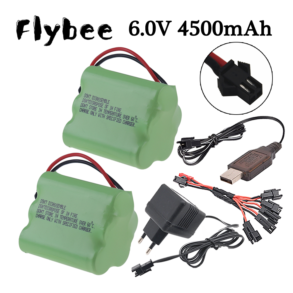 Rc Hobby Boat - Batterie Ni-MH 6v 4500mAh, prise SM