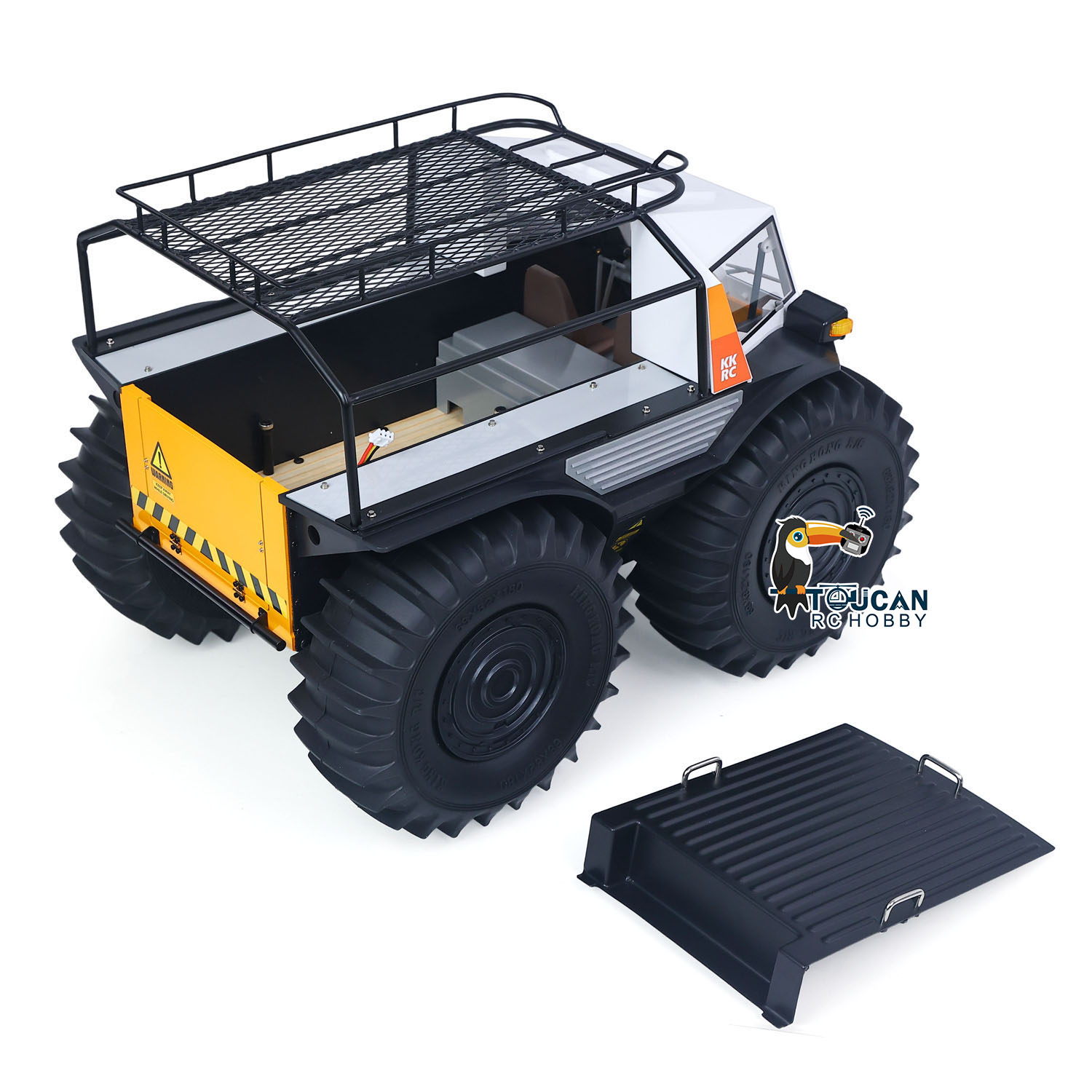 Rc Hobby Off Road - Voiture télécommandée tout-terrain amphibie D-E077 1/10