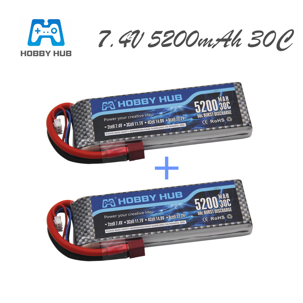 Rc Roc Hobby - Batterie Lipo 7.4 V 5200 mAh