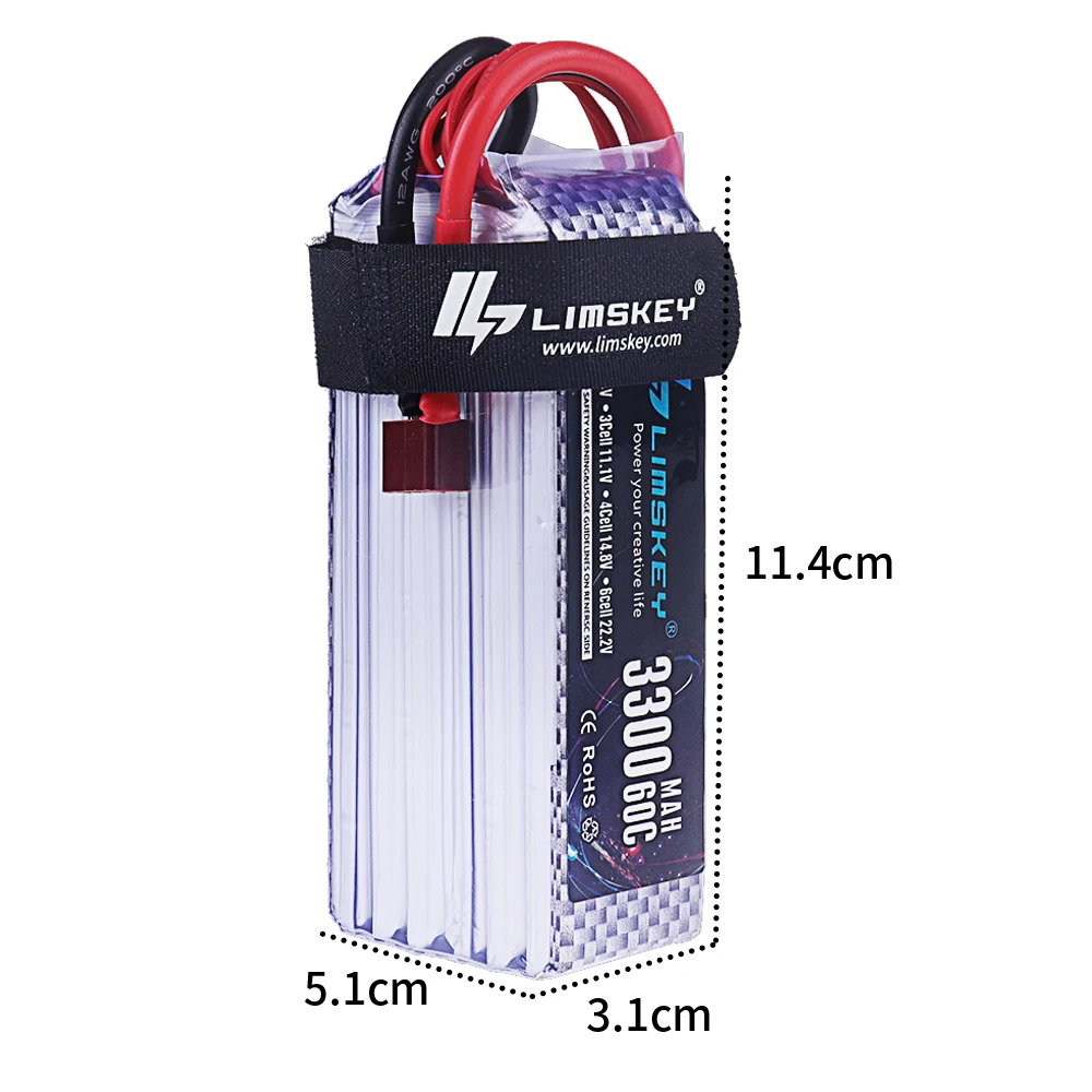 Batterie Lipo 3300 mAh 22,2 V  - Rc Hobby Boat avis et prix
