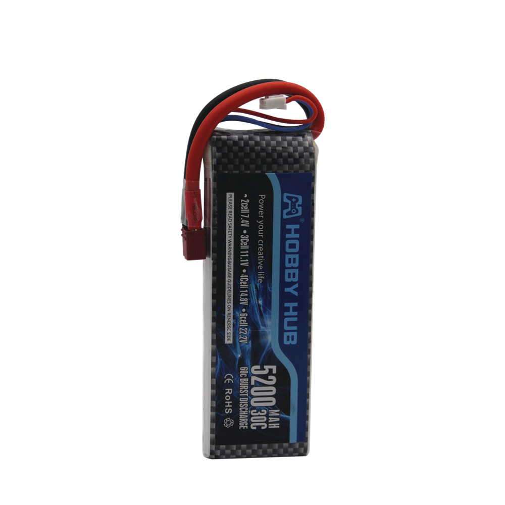 Batterie Lipo 7.4 V 5200 mAh 3 - Rc Roc Hobby avis et prix