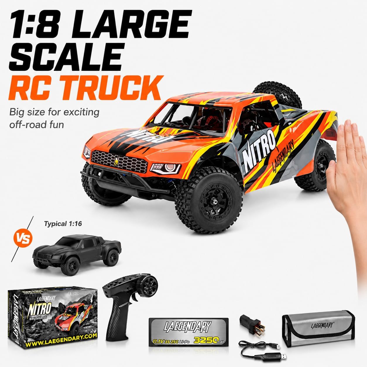 Camion tout-terrain 2,4 GHz à  - Rc Roc Hobby avis et prix