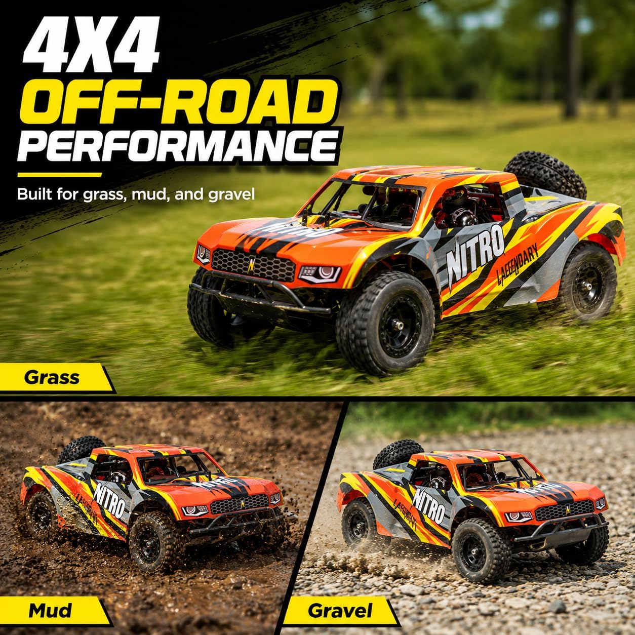 Camion tout-terrain 2,4 GHz à  - Rc Roc Hobby avis et prix